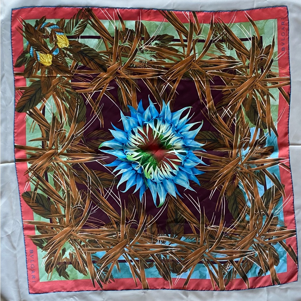 100% Silk Bulgari Scarf